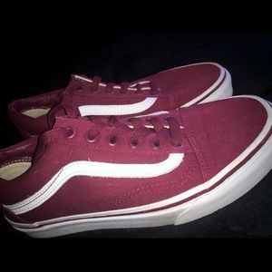 Burgundy Vans